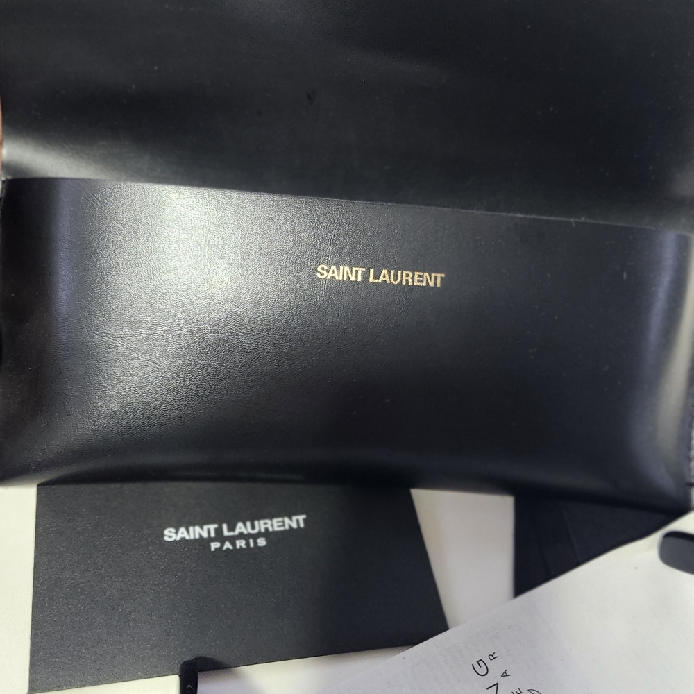 Saint Laurent Black Heart-Shaped Sunglasses - Picture 9 of 10
